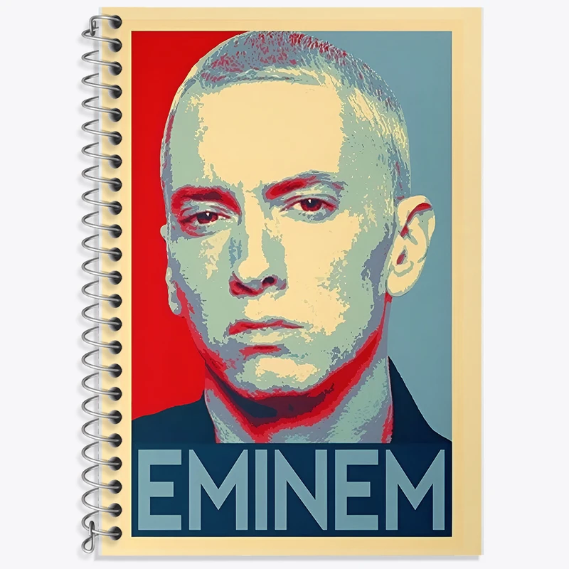دفتر لغت 50 برگ خندالو طرح امینم (Eminem) کد F6484
