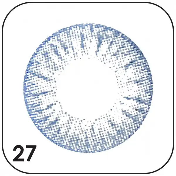 لنز چشم بیوتی مدل روزانه شماره 27 رنگ آبی اقیانوسی