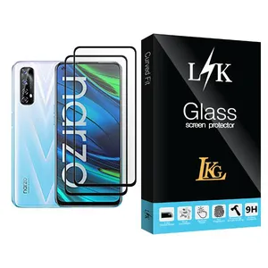 LKG LK Glass MIX002 Screen Protector For Realme Narzo 20 Pro Pack Of 2