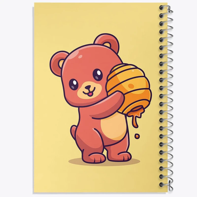 دفتر لیست خرید 50 برگ خندالو طرح خرس کد 26201