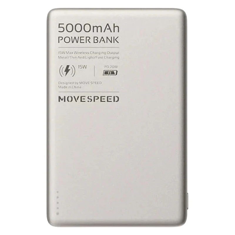 پاوربانک موو اسپید مدل s05 ظرفیت 5000 میلی آمپر ساعت