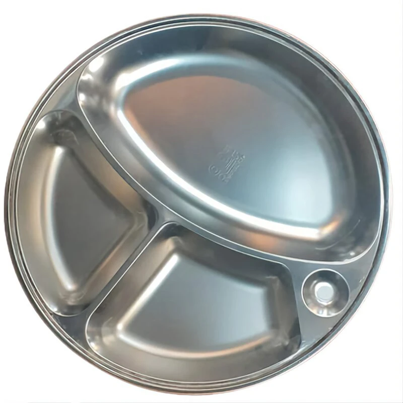 ظرف سرو مدل سلف سرویس استیل 4 خانه کد 02