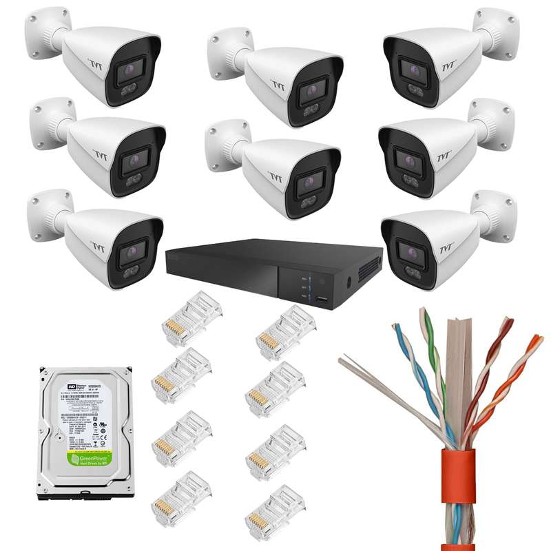سیستم امنیتی تی وی تی مدل TVT-PK8 سیستم امنیتی تی وی تی مدل TVT-PK8
