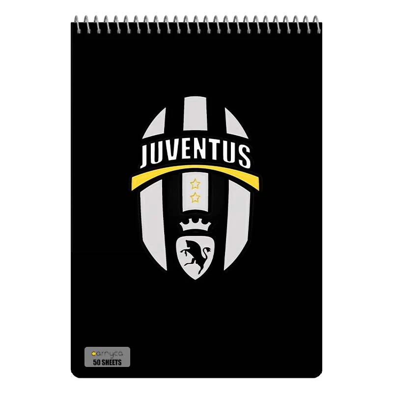 دفتر نقاشی 50 برگ سیمی کارنیکا طرح یوونتوس Juventus کد 29225