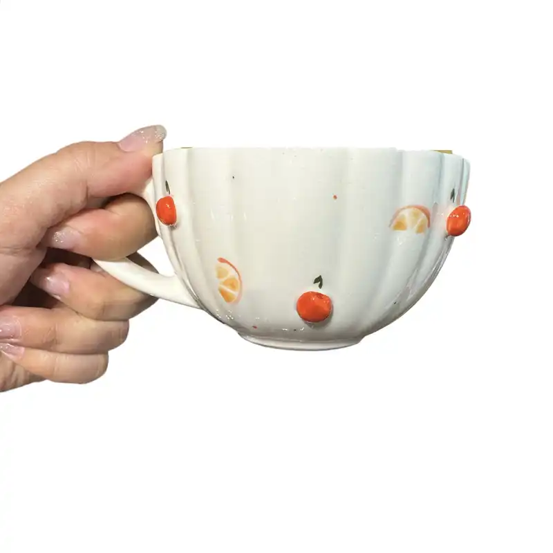 فنجان سرامیکی مدل پرتقال