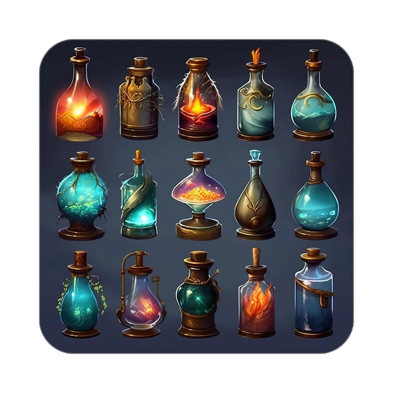 زیر لیوانی کاکتی طرح هری پاتر Harry Potter مدل mp44474