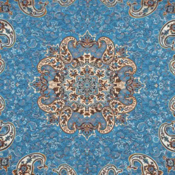 رومیزی ترمه مدل مربع یک در یک طرح نسترن