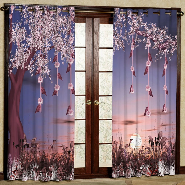 پرده مدل مخمل پانچی کد 7039 سایز 280x140 سانتی متر