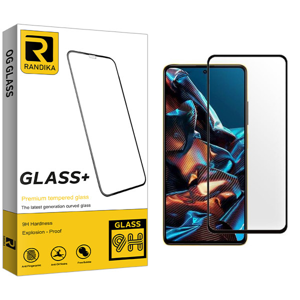 محافظ صفحه نمایش شیشه ای راندیکا مدل RK مناسب برای گوشی موبایل شیائومی Poco X5 Pro 5G