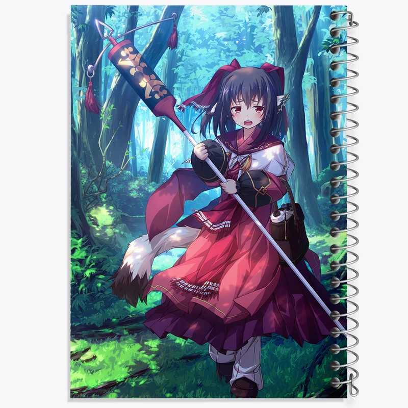 دفتر لیست خرید 50 برگ خندالو طرح بازی Utawarerumono کد 35386