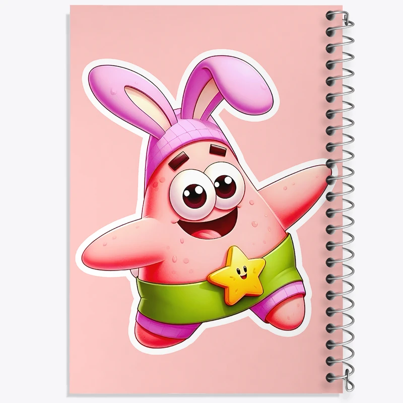 دفتر لیست خرید 50 برگ خندالو طرح پاتریک باب اسفنجی کد N4983