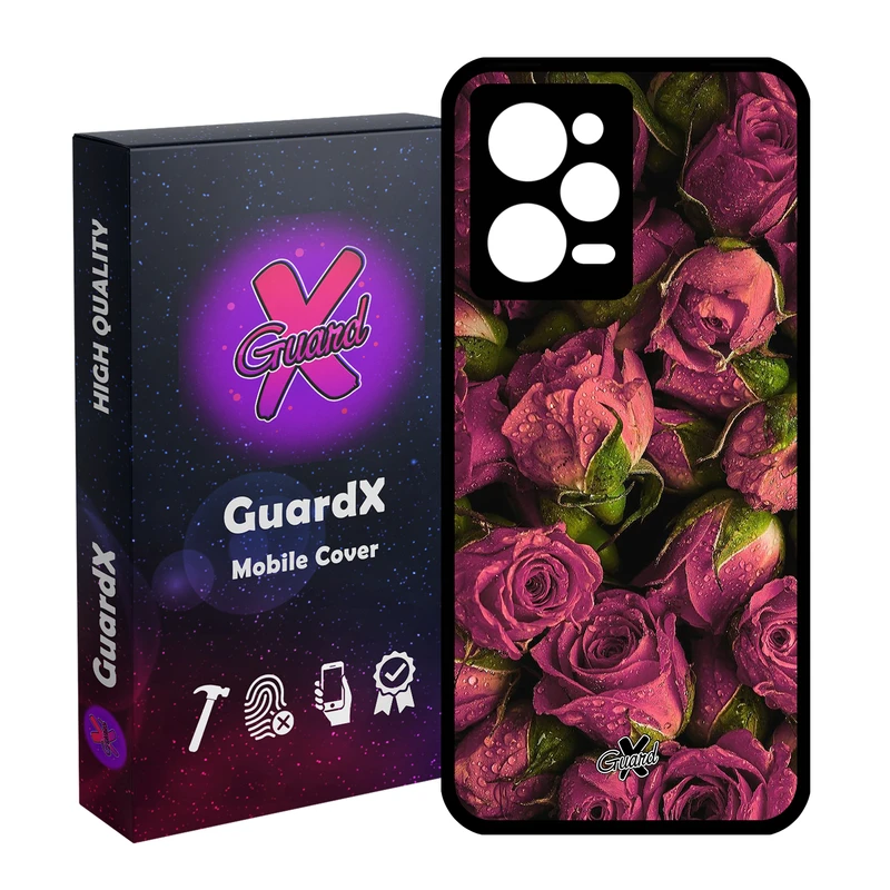 کاور گارد ایکس طرح Flower مدل Glass10006 مناسب برای گوشی موبایل شیائومی Redmi Note 12 Pro 5G/Poco X5 Pro 5G/Note 12 Pro Pro speed