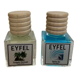 خوشبوکننده هوا خودرو ایفل مدل کول واتر و جنگل استوایی حجم 10 میلی‌ لیتر بسته 2 عددی