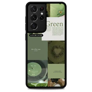 AKAM AMC-WSGS21U-GREEN-22 Cover For Samsung Galaxy S21 Ultra