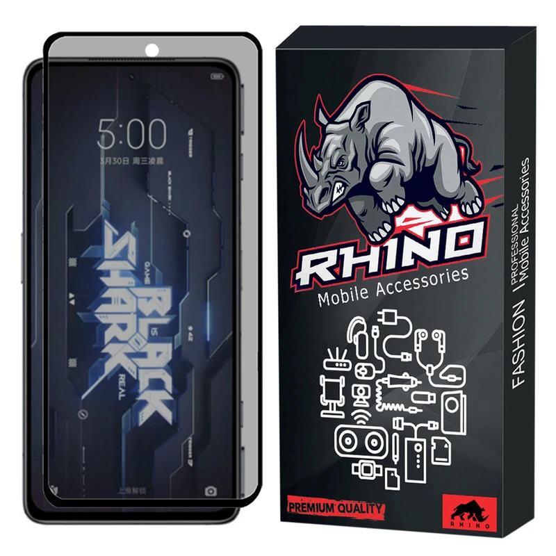 محافظ صفحه نمایش حریم شخصی راینو مدل R-Privacy مناسب برای گوشی موبایل شیائومی Black Shark 5 Pro