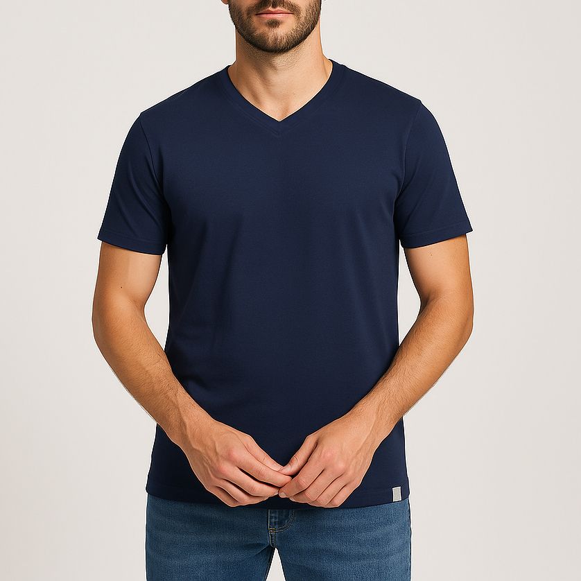 تی شرت آستین کوتاه مردانه باینت مدل 2261798 رنگ سرمه ای -  - 1