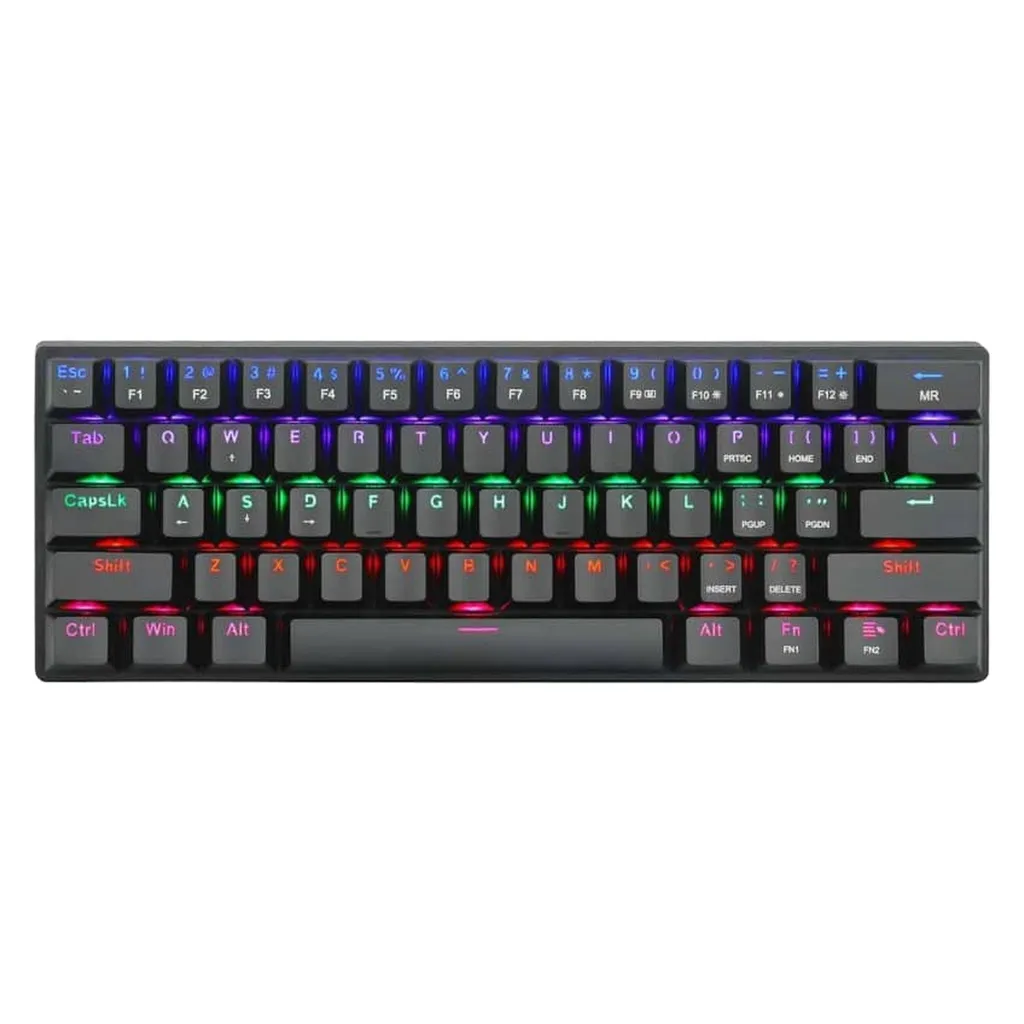 کیبورد گیمینگ تی-دگر مدل Arena T-TGK321، مکانیکال سوییچ آبی، Tenkeyless، نورپردازی RGB