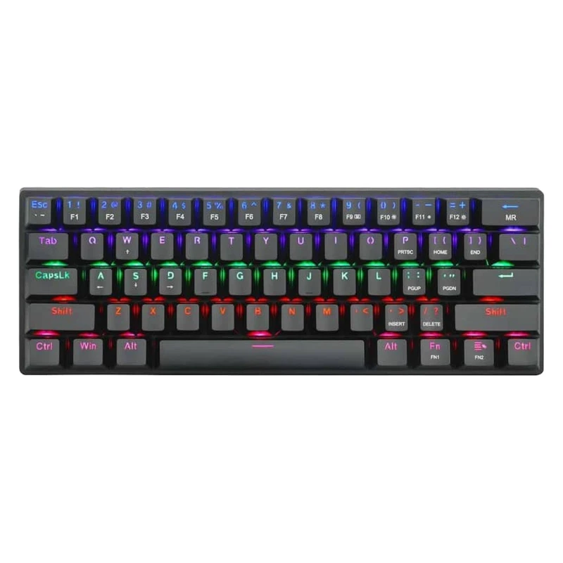 کیبورد گیمینگ تی-دگر مدل Arena T-TGK321، مکانیکال سوییچ آبی، Tenkeyless، نورپردازی RGB