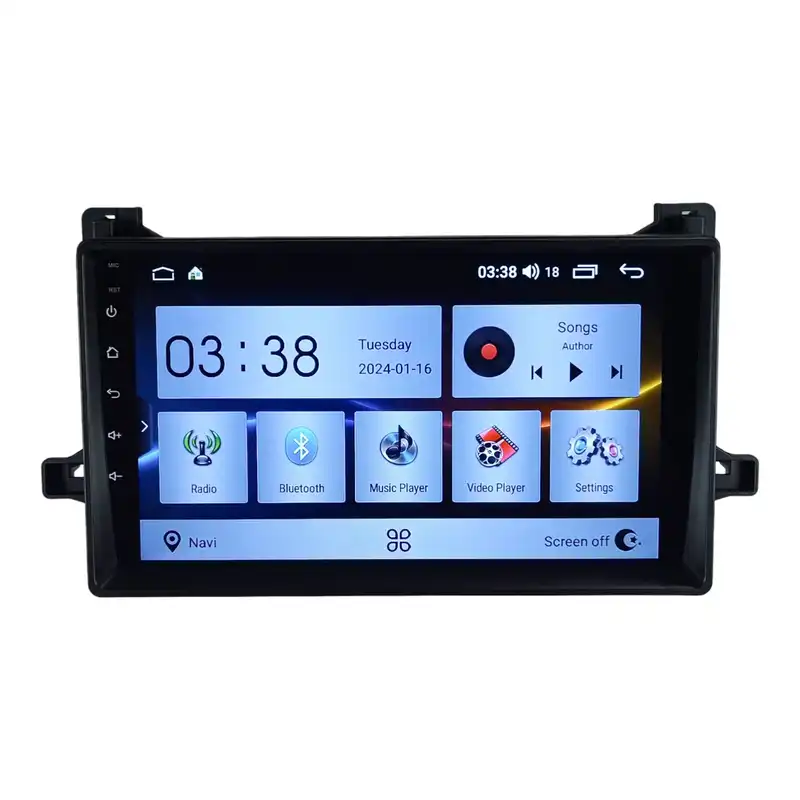 پخش کننده تصویری خودرو مدل اندروید Golden24 مناسب برای تویوتا پریوس