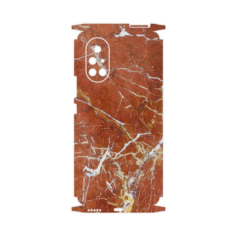 برچسب پوششی ماهوت مدل Red Marble-FullSkin مناسب برای گوشی موبایل هوآوی Nova 8