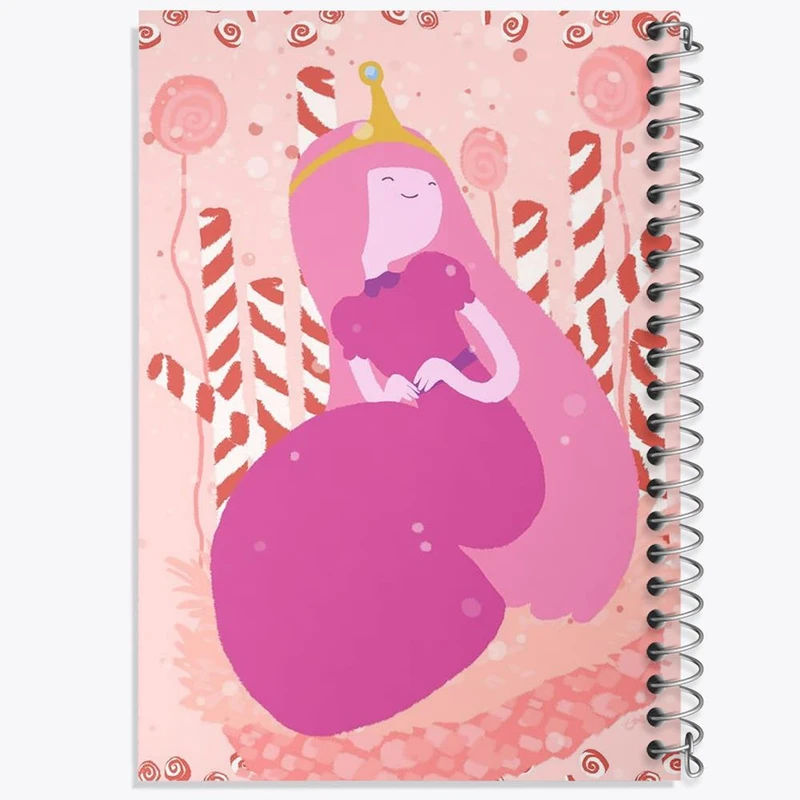 دفتر مشق 100 برگ خندالو طرح پرنسس بابل گام وقت ماجراجویی Adventure Time کد 20813