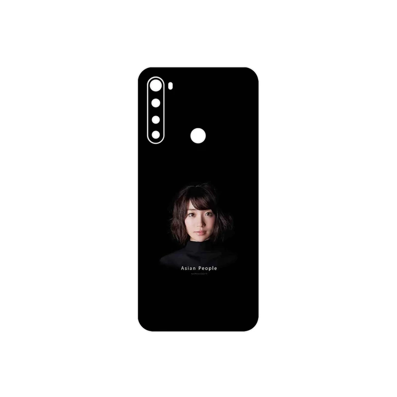 برچسب پوششی ماهوت مدل Portrait of an Asian Woman مناسب برای گوشی موبایل شیائومی Redmi Note 8T
