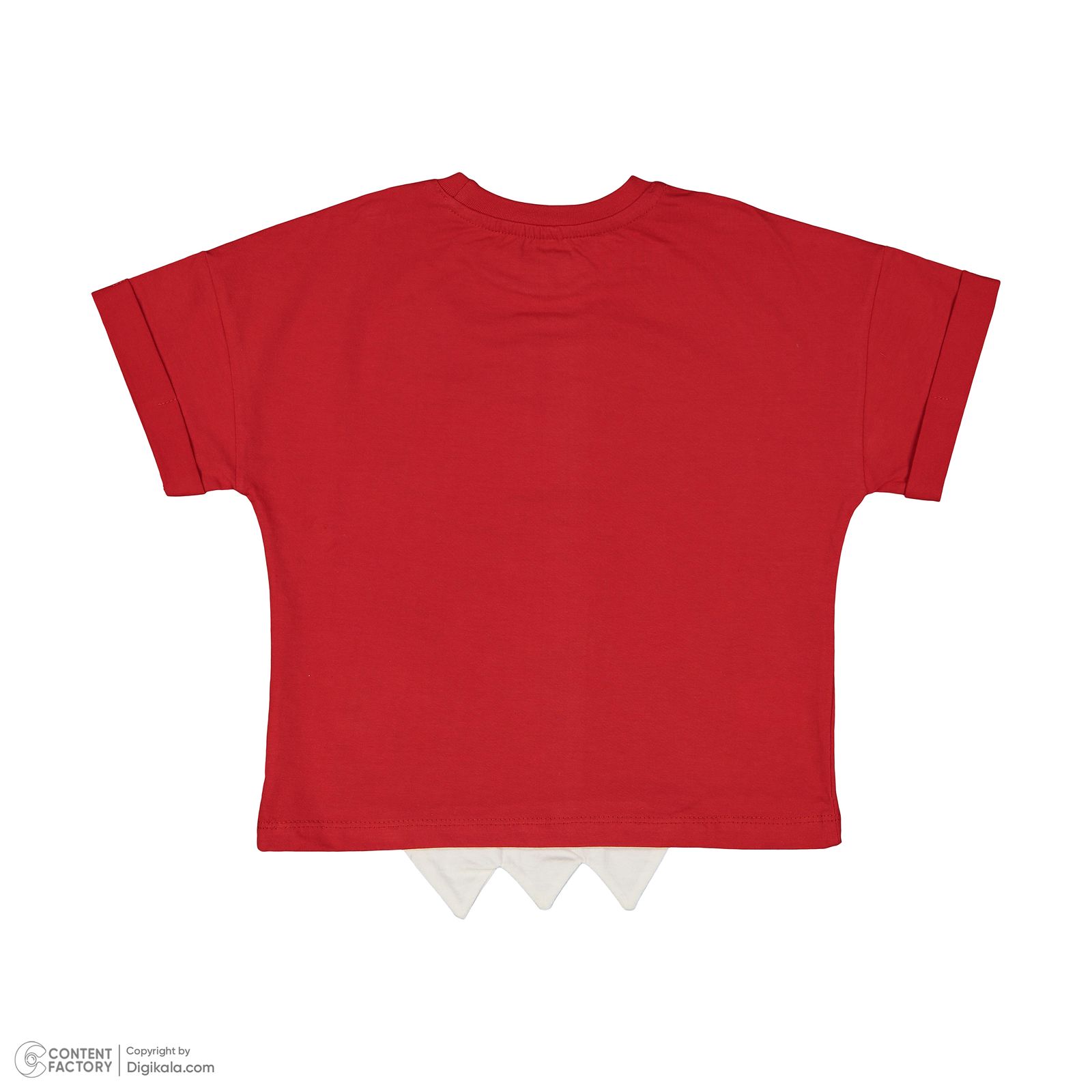 ست تی شرت و شلوارک پسرانه سون پون مدل 13911082 رنگ قرمز -  - 4