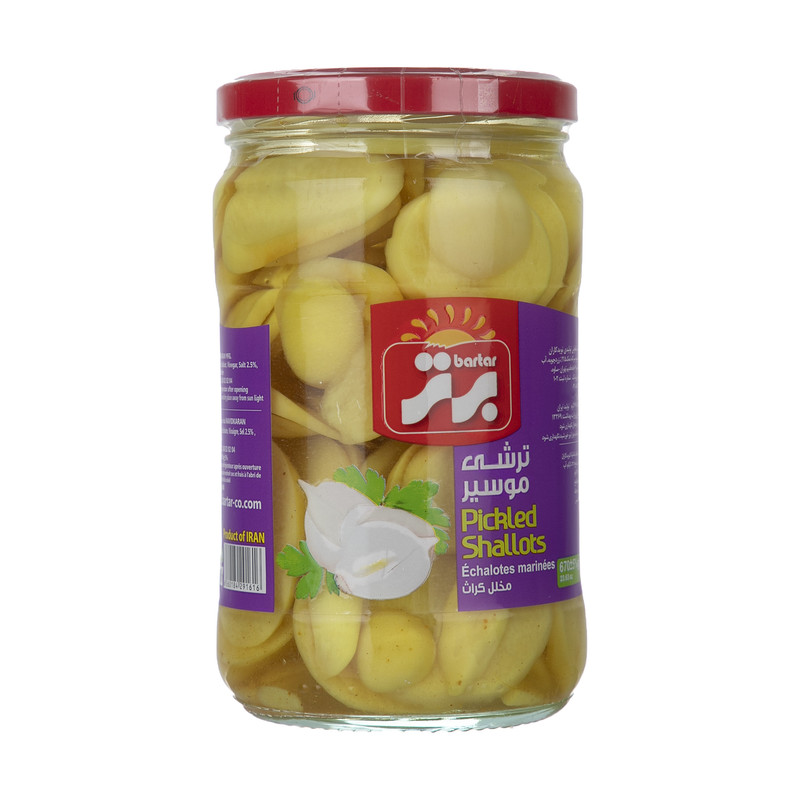 ترشی موسیر برتر مقدار 670 گرم