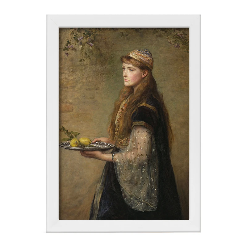 تابلو خندالو مدل نقاشی اسیر اثر جان اورت میلی کد F12357