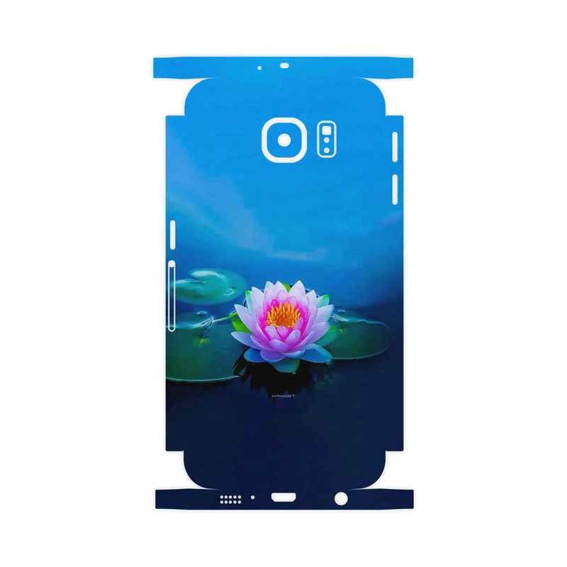 برچسب پوششی ماهوت مدل Lotus-FullSkin مناسب برای گوشی موبایل سامسونگ Galaxy S6 Edge