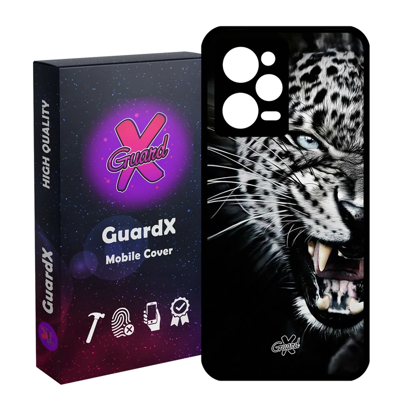 کاور گارد ایکس طرح پلنگ مدل Glass10244 مناسب برای گوشی موبایل شیائومی Redmi Note 12 Pro 5G/Poco X5 Pro 5G/Note 12 Pro Pro speed