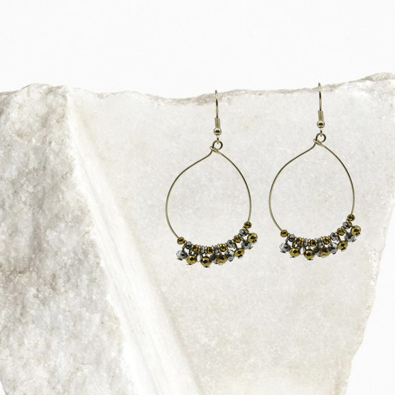 گوشواره زنانه آی ام مدل tiny gold گوشواره زنانه آی ام مدل tiny gold