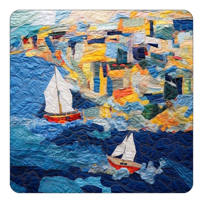 مگنت کاکتی طرح نقاشی رنگ روغن مدل mp69608