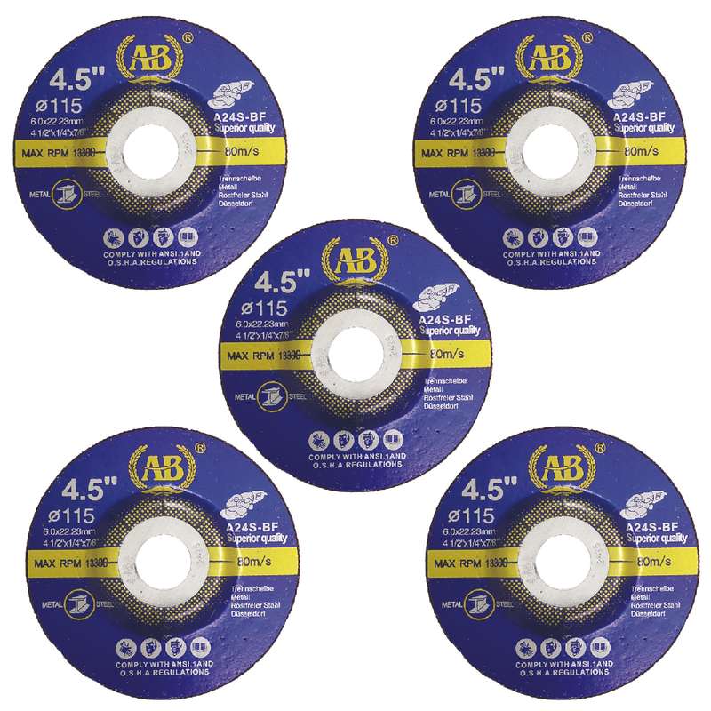 مینی صفحه برش استیل مدل AB کد 115x6 بسته 5 عددی