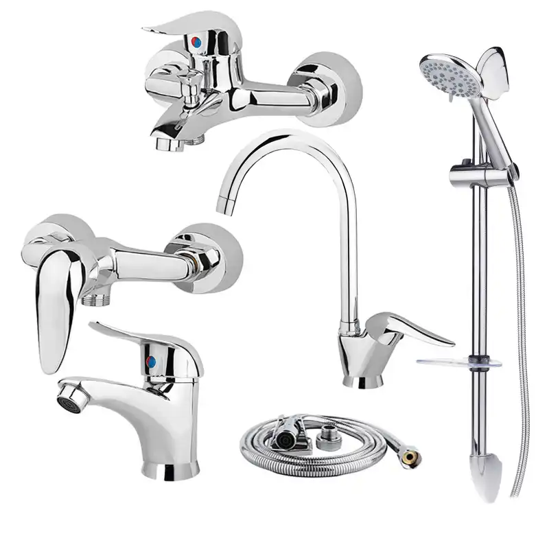 ست شیرآلات شیر الات بهداشتی و ساختمانی توفیق مدل اوج پلاس مجموعه 6 عددی