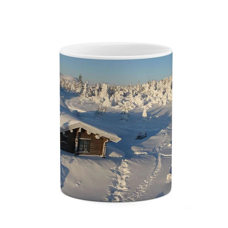 ماگ کاکتی مدل منظره برفی کد mgh15037