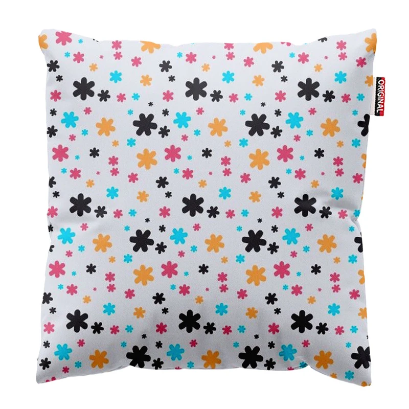  کوسن پاد آفرین طرح گل کد 3128 سایز 30*30 سانتی متر