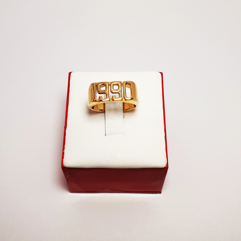 انگشتر زنانه مدل طلاروس سال میلادی 1990