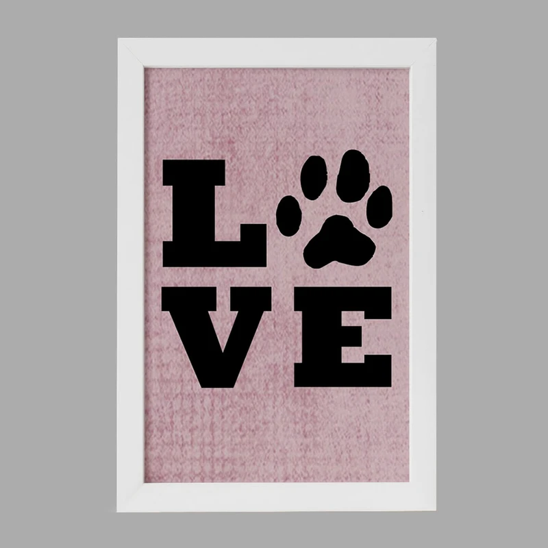 تابلو خندالو مدل حمایت از حیوانات کد 27368