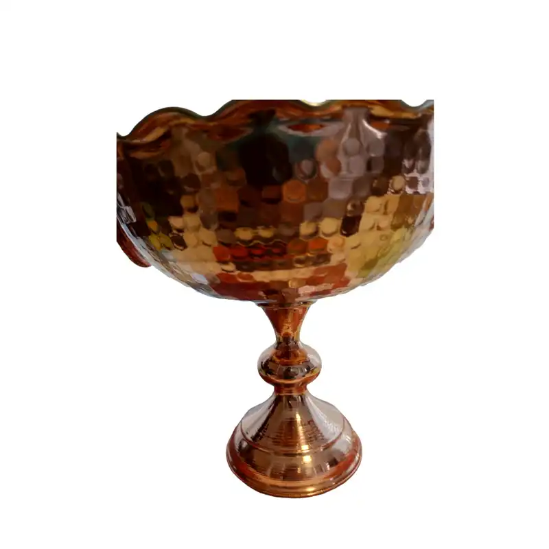 آجیل خوری مسی مدل پایه دار کد 01