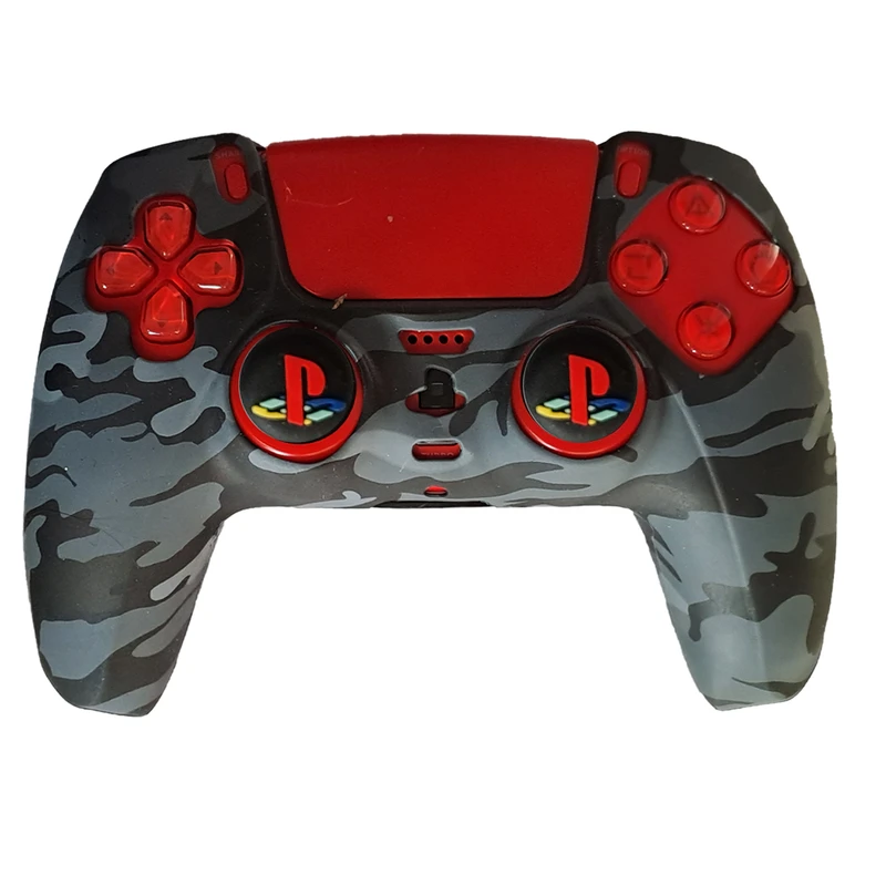 محافظ دسته بازی پلی استیشن 5 طرح ارتشی مدل Army PS5264 به همراه روکش آنالوگ