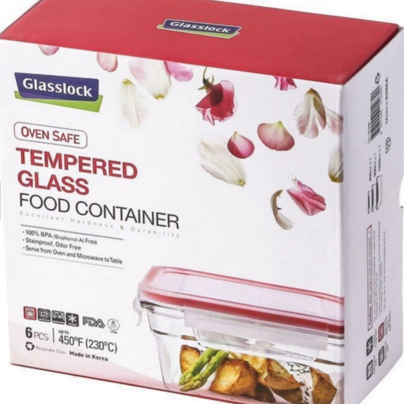 ظرف نگهدارنده گلس لاک مدل GL530 مجموعه سه عددی