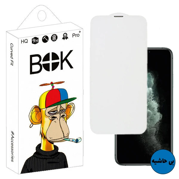 محافظ صفحه نمایش بوک مدل Nano Mesh طرح بی حاشیه  مناسب برای گوشی موبایل اپل iphone 11 pro max