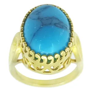 انگشتر نقره زنانه سلین کالا مدل فیروزه ce-As286