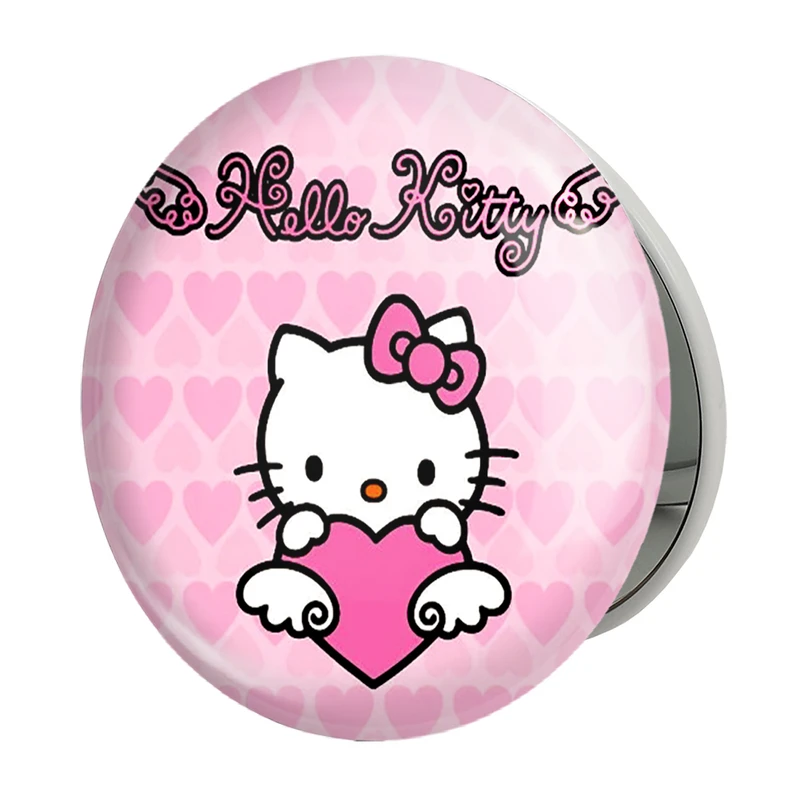 آینه جیبی خندالو طرح هلو کیتی مدل تاشو کد 24767 