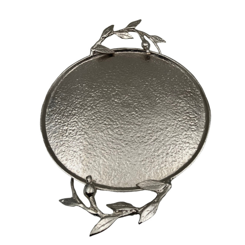 سینی مدل گرد طرح انار کد D100