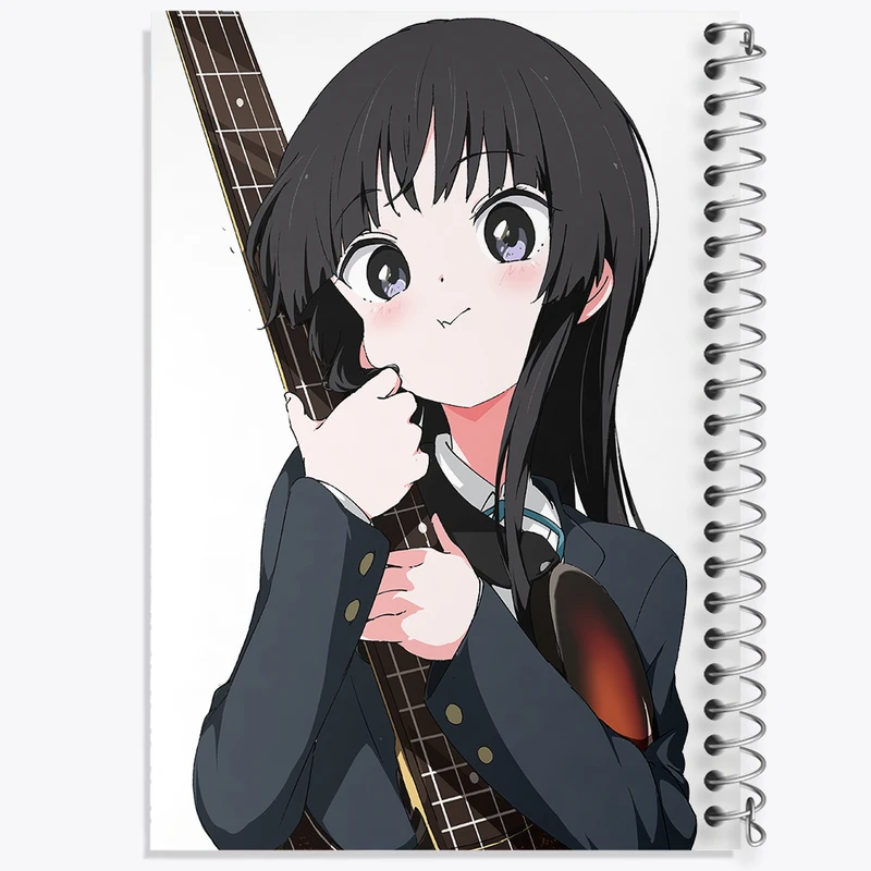 دفتر مشق 50 برگ خندالو طرح میو انیمه كي اون کد 34171