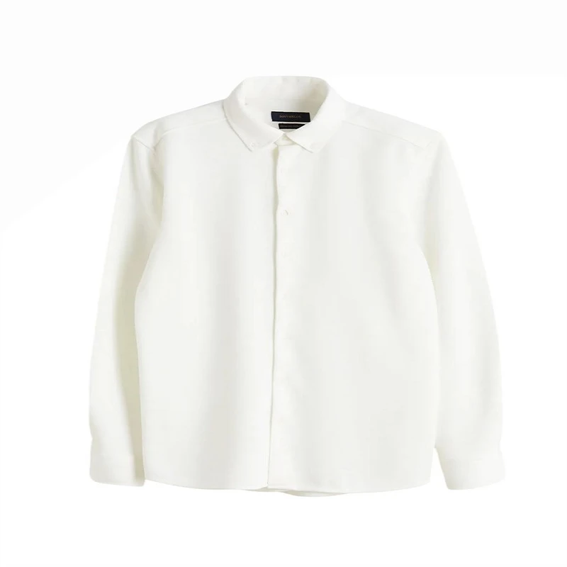 پیراهن آستین بلند یقه دکمه دار مردانه ال سی وایکیکی مدل W5DV52Z8