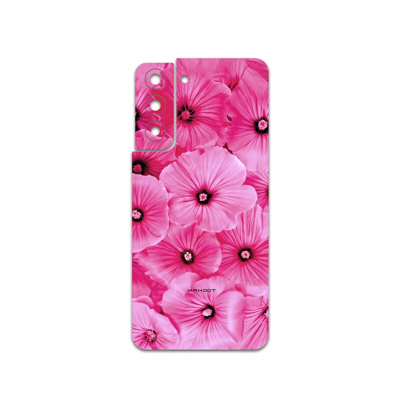 برچسب پوششی ماهوت مدل Pink-Flower مناسب برای گوشی موبایل سامسونگ Galaxy S21 FE 5G