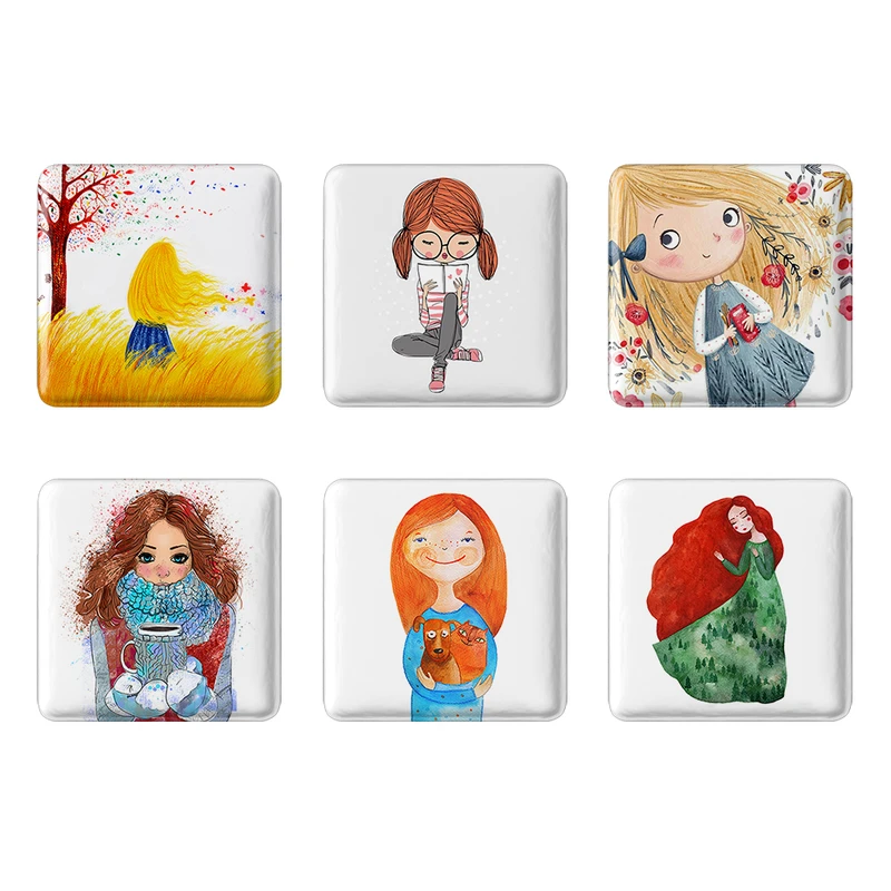 پیکسل خندالو مدل دخترونه کد 53A مجموعه 6 عددی